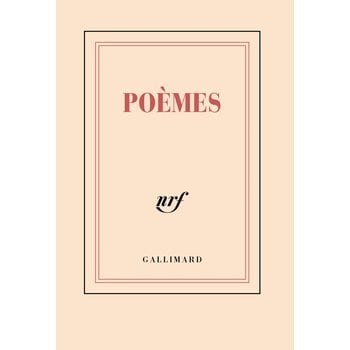 GALLIMARD Carnet Poche Ligné "Poèmes"