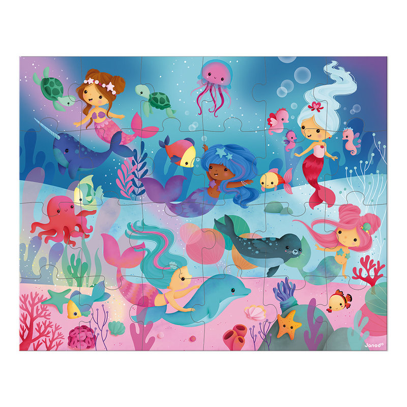 JANOD Mermaid Puzzle - 24 Pcs