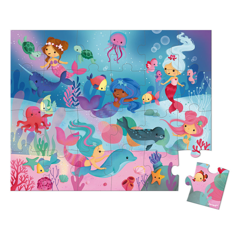 JANOD Mermaid Puzzle - 24 Pcs