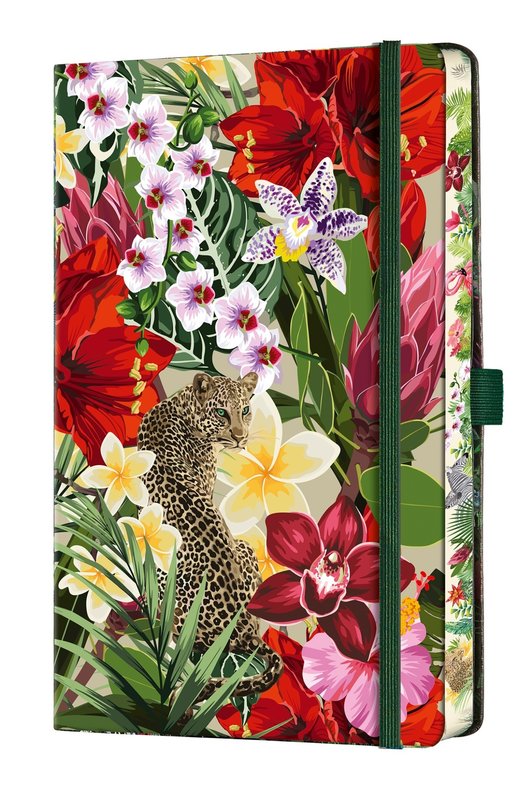 CASTELLI Eden Notebook Large Format Ruled Leopard