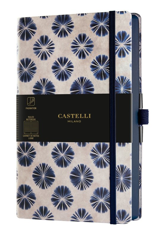 CASTELLI Carnet Shibori Grand Format Ligne Flowers