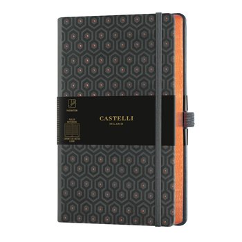 CASTELLI C&G Notebook Large Format Ruled Honeycomb Copper