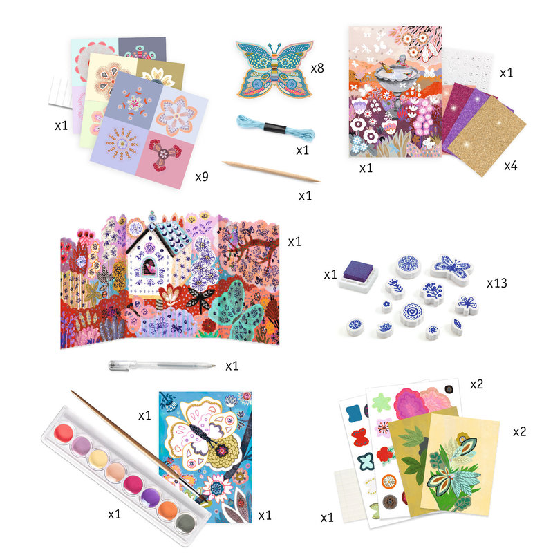 DJECO Multi-activity set The flower garden