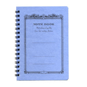 APICA Petit Note Book Spirales Bleu - 10X15