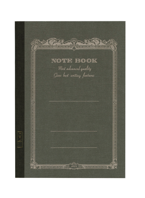 APICA Note Book 15 X 21 Anthracite Interieur Ligné