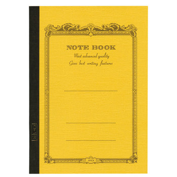 APICA Note Book Broche 18 X 24 Moutarde Interieur Ligne