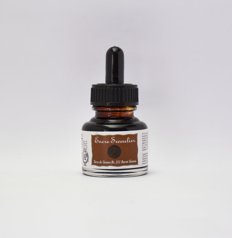 SENNELIER Encre Sennelier 30ml Terre de Sienne Brûlée