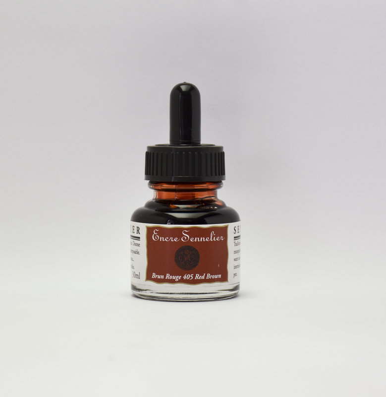 SENNELIER Encre Sennelier 30ml Brun Rouge