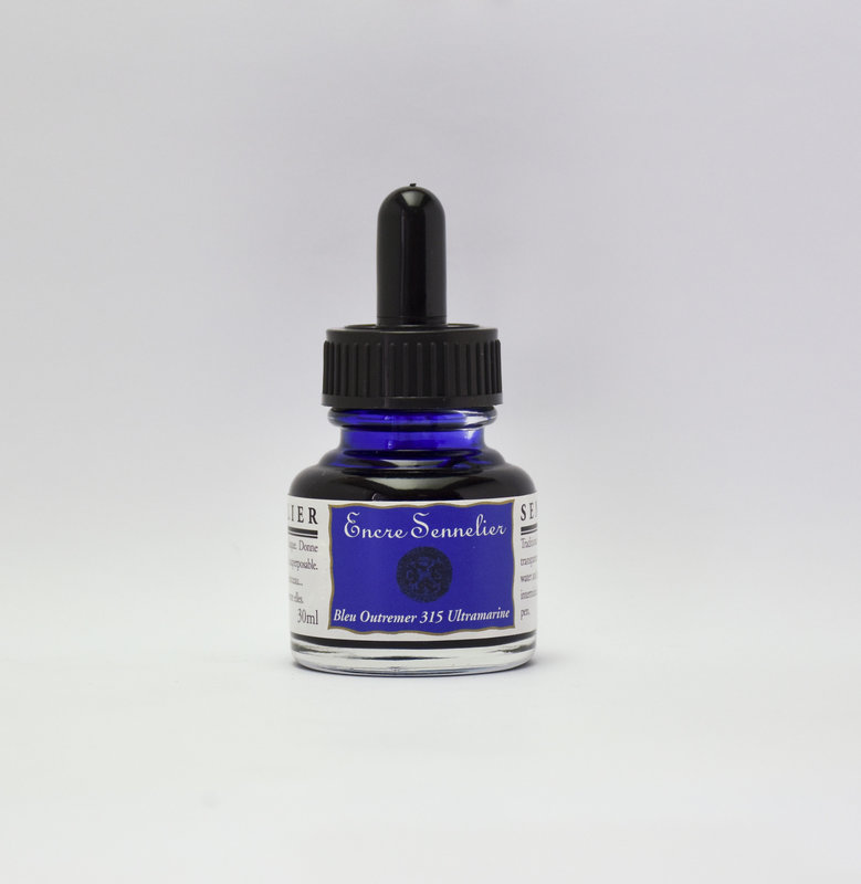 SENNELIER Encre Sennelier 30ml Bleu Outremer Foncé