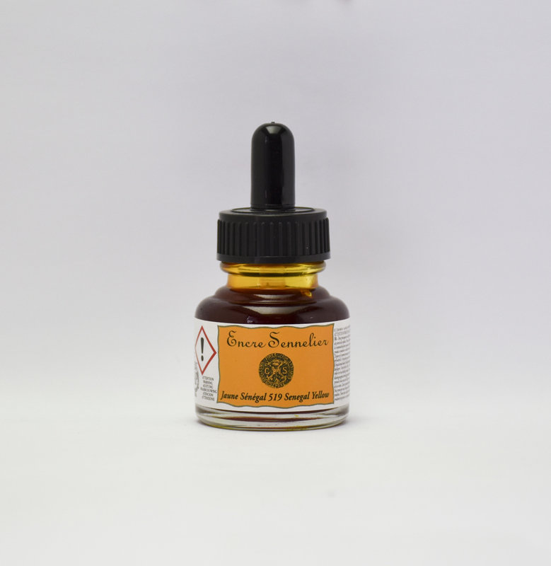 SENNELIER Encre Sennelier 30ml Jaune Sénégal