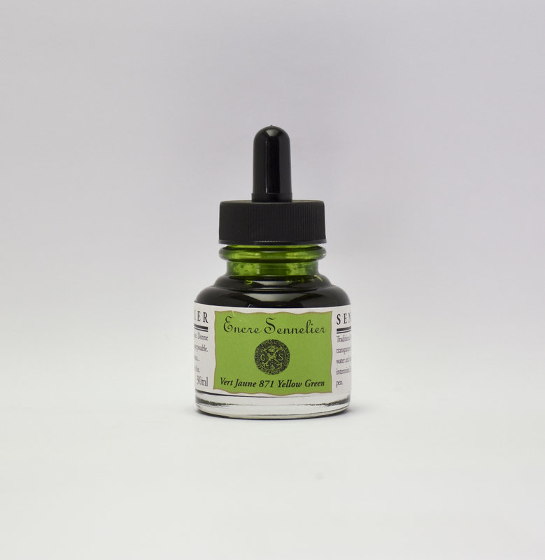 SENNELIER Encre Sennelier 30ml Vert Jaune