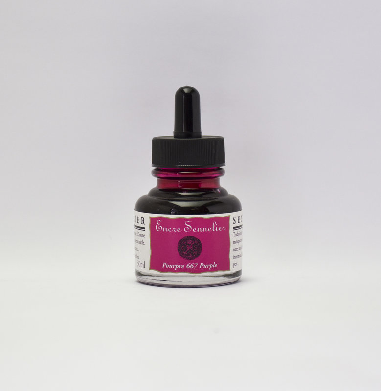 SENNELIER Encre Sennelier 30ml Pourpre