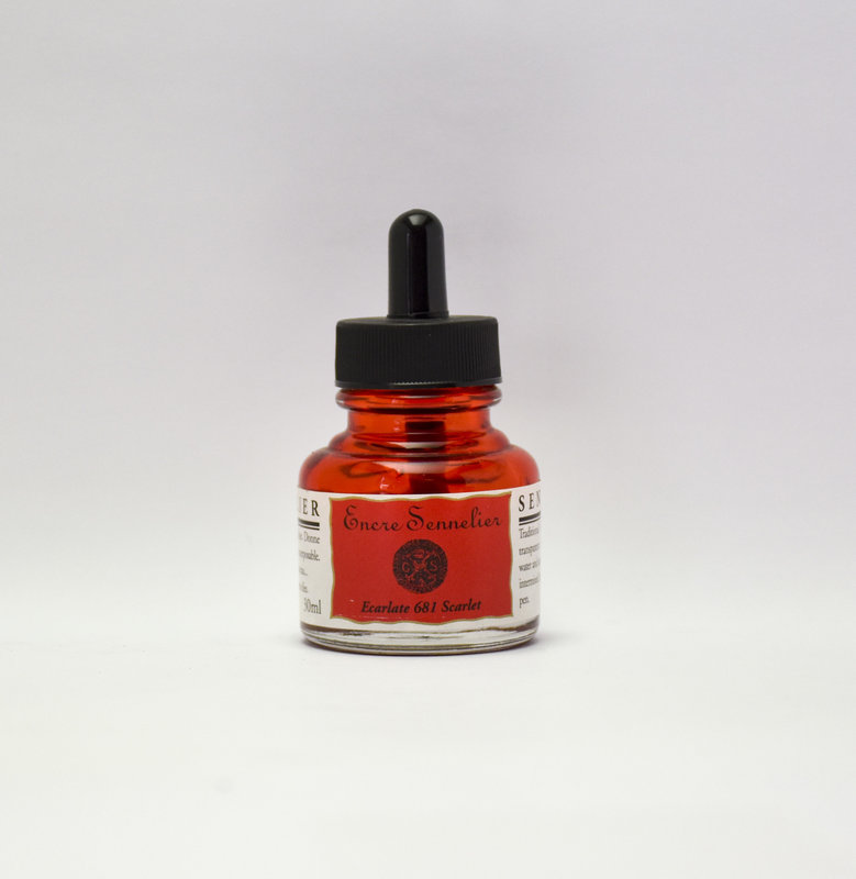 SENNELIER Encre Sennelier 30ml Ecarlate