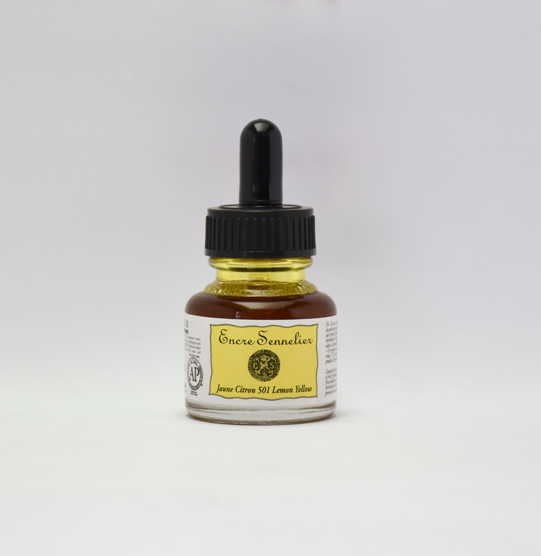 SENNELIER Encre Sennelier 30ml Jaune Citron