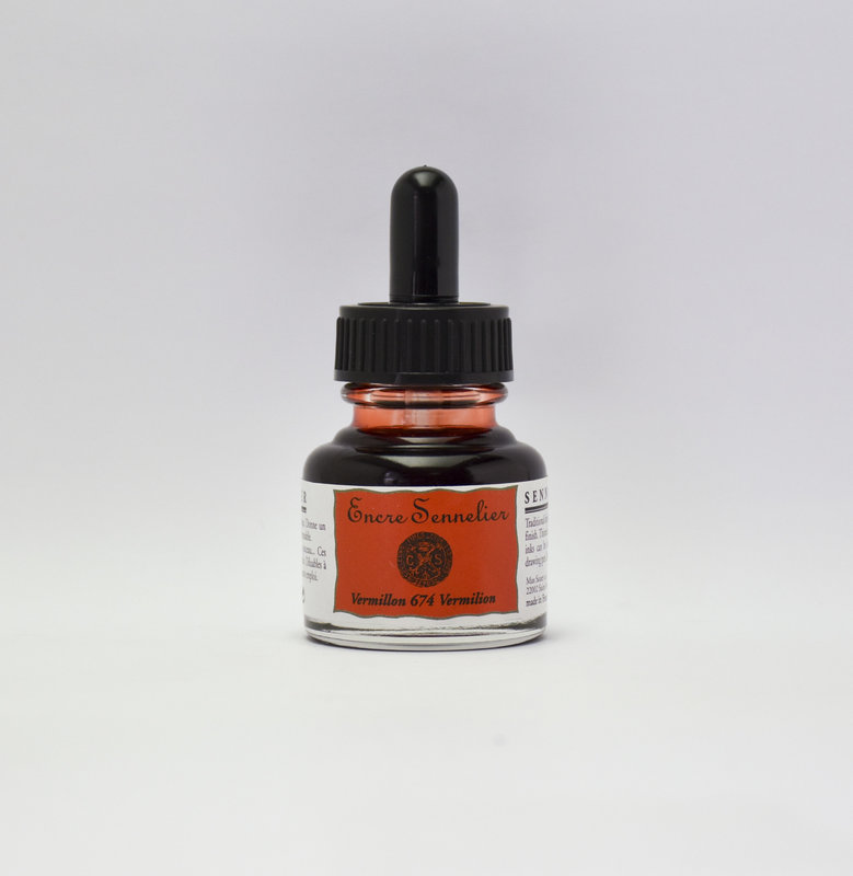 SENNELIER Encre Sennelier 30ml Vermillon