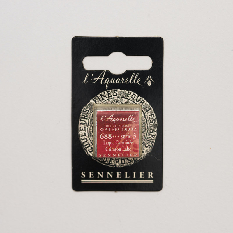 SENNELIER Aquarelle Extra fine Demi Godet Laque Carminée S3