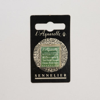 SENNELIER Aquarelle Extra fine Demi Godet Vert Oxyde de Chrome S3
