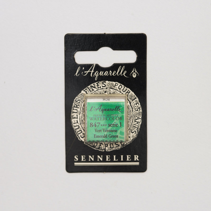 SENNELIER Aquarelle Extra fine Demi Godet Vert Véronèse S1