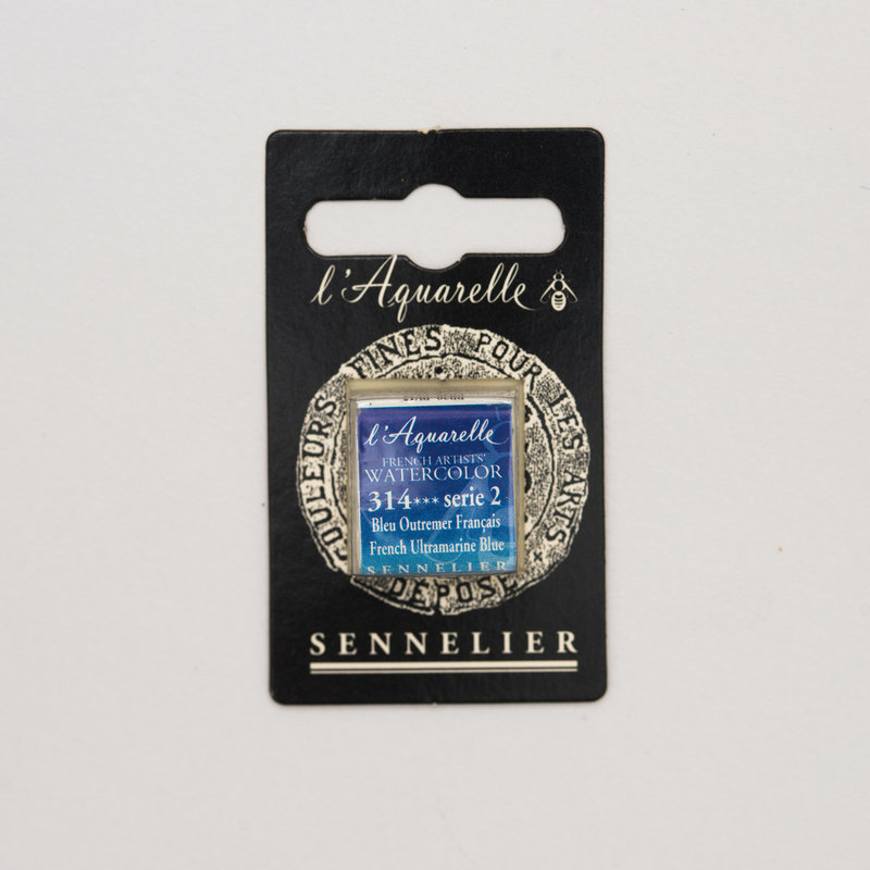 SENNELIER Aquarelle Extra fine Demi Godet Bleu Outremer Français S2