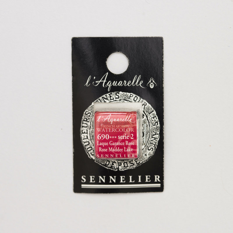 SENNELIER Aquarelle Extra fine Demi Godet Laque de Garance Rose S2