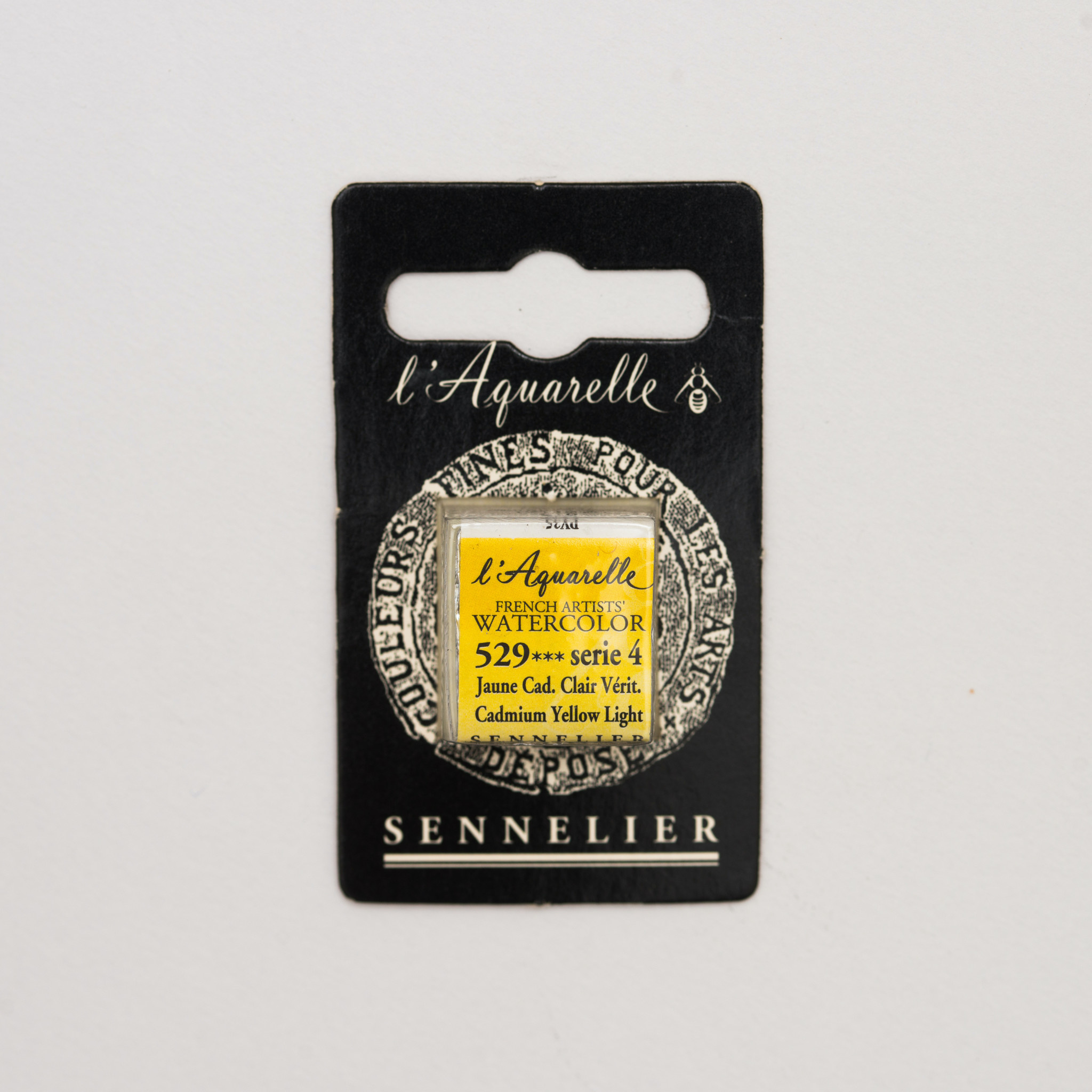 SENNELIER Aquarelle Extra fine Demi Godet Jaune Cadmium Clair Véritable S4