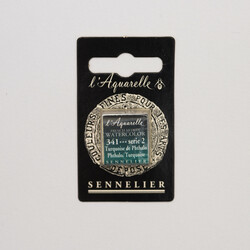 SENNELIER Aquarelle Extra fine Demi Godet Turquoise de Phtalo S2