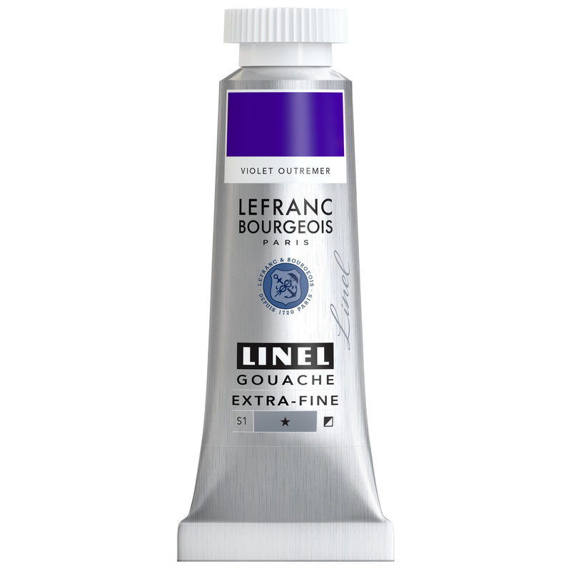 LEFRANC BOURGEOIS Linel Gouache Extra-Fine 14Ml Tbe Ultramarine Violet