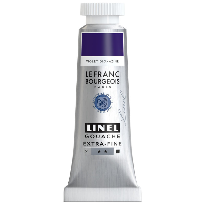 LEFRANC BOURGEOIS Linel Gouache Extra-Fine 14Ml Tbe Purple Dioxazine