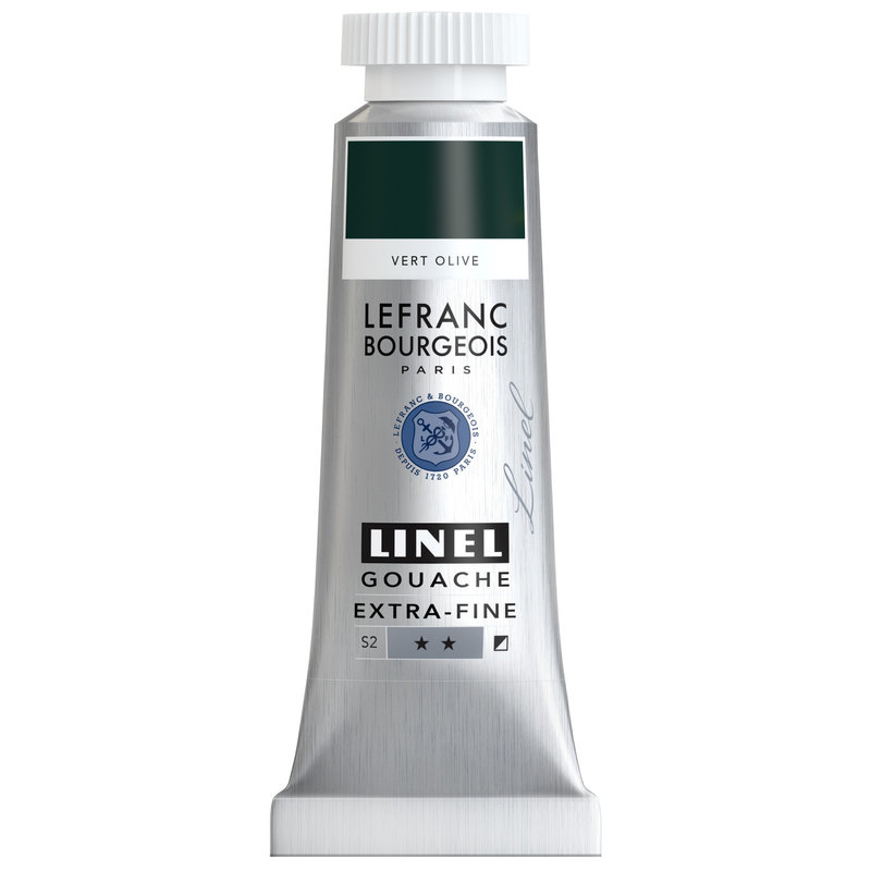 LEFRANC BOURGEOIS Linel Gouache Extra-Fine 14Ml Tbe Olive Green