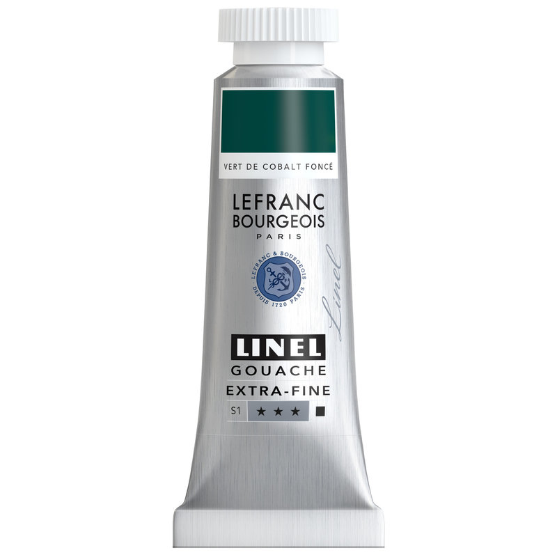 LEFRANC BOURGEOIS Linel Extra Fine Gouache 14Ml Tbe Dark Cobalt Green