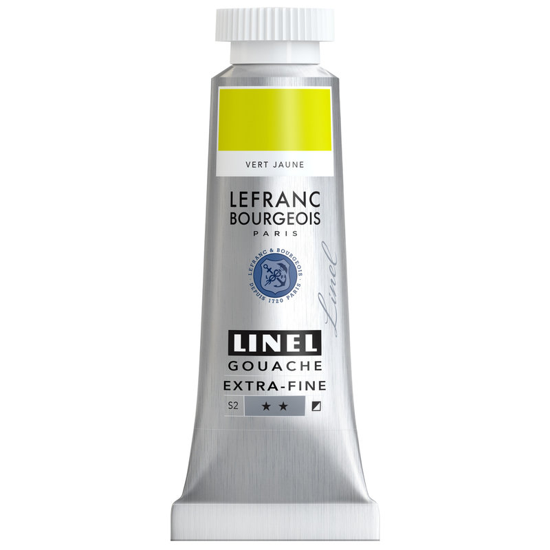 LEFRANC BOURGEOIS Linel gouache extra-fine tube 14ml Vert jaune
