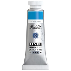 LEFRANC BOURGEOIS Linel Gouache Extra-Fine 14Ml Tbe Ton Bleu Azural