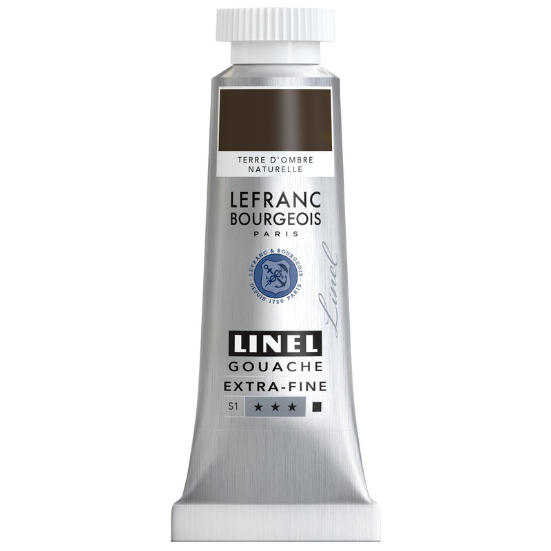 LEFRANC BOURGEOIS Linel Extra-Fine Gouache 14Ml Tbe Natural Shadow Earth