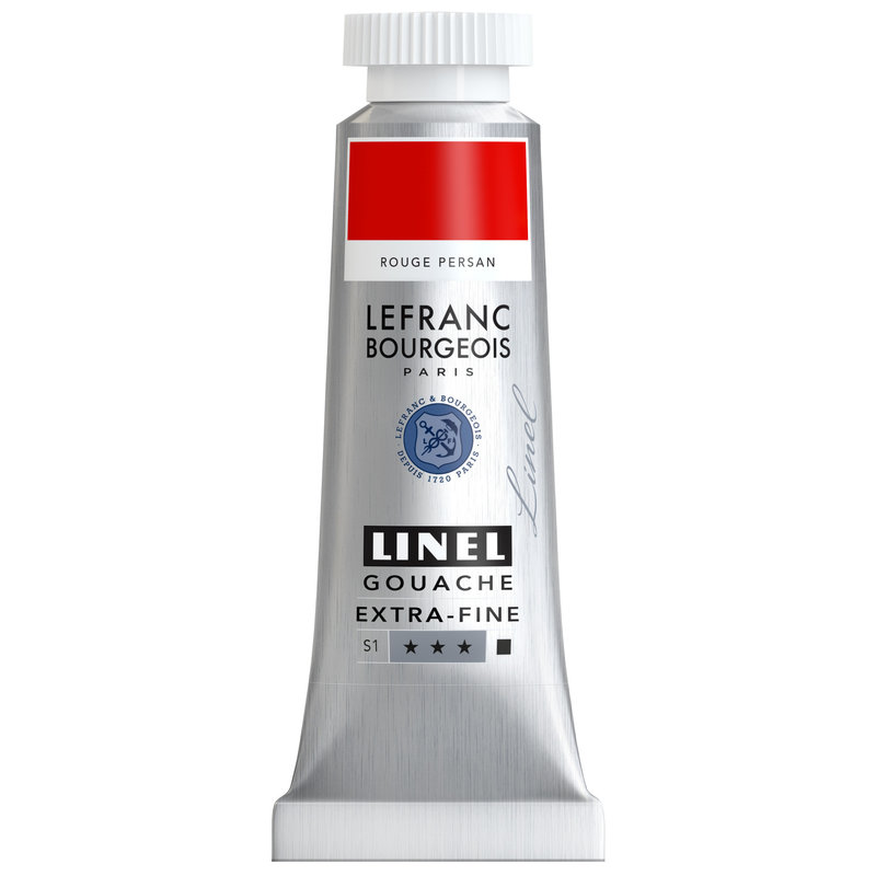 LEFRANC BOURGEOIS Linel gouache extra-fine tube 14ml Rouge persan