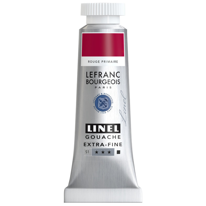 LEFRANC BOURGEOIS Linel gouache extra-fine tube 14ml Rouge primaire