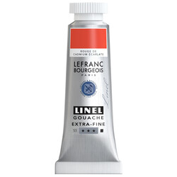 LEFRANC BOURGEOIS Linel Gouache Extra-Fine 14Ml Tbe Rouge De Cadm Ecarlate