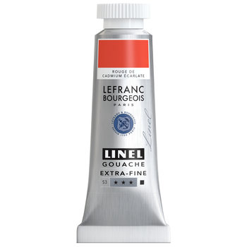LEFRANC BOURGEOIS Linel Gouache Extra-Fine 14Ml Tbe Rouge De Cadm Ecarlate