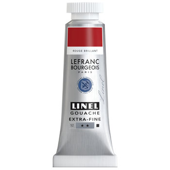 LEFRANC BOURGEOIS Linel gouache extra-fine tube 14ml Rouge brillant