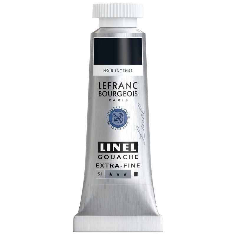 LEFRANC BOURGEOIS Linel Gouache Extra-Fine 14Ml Tbe Intense Black