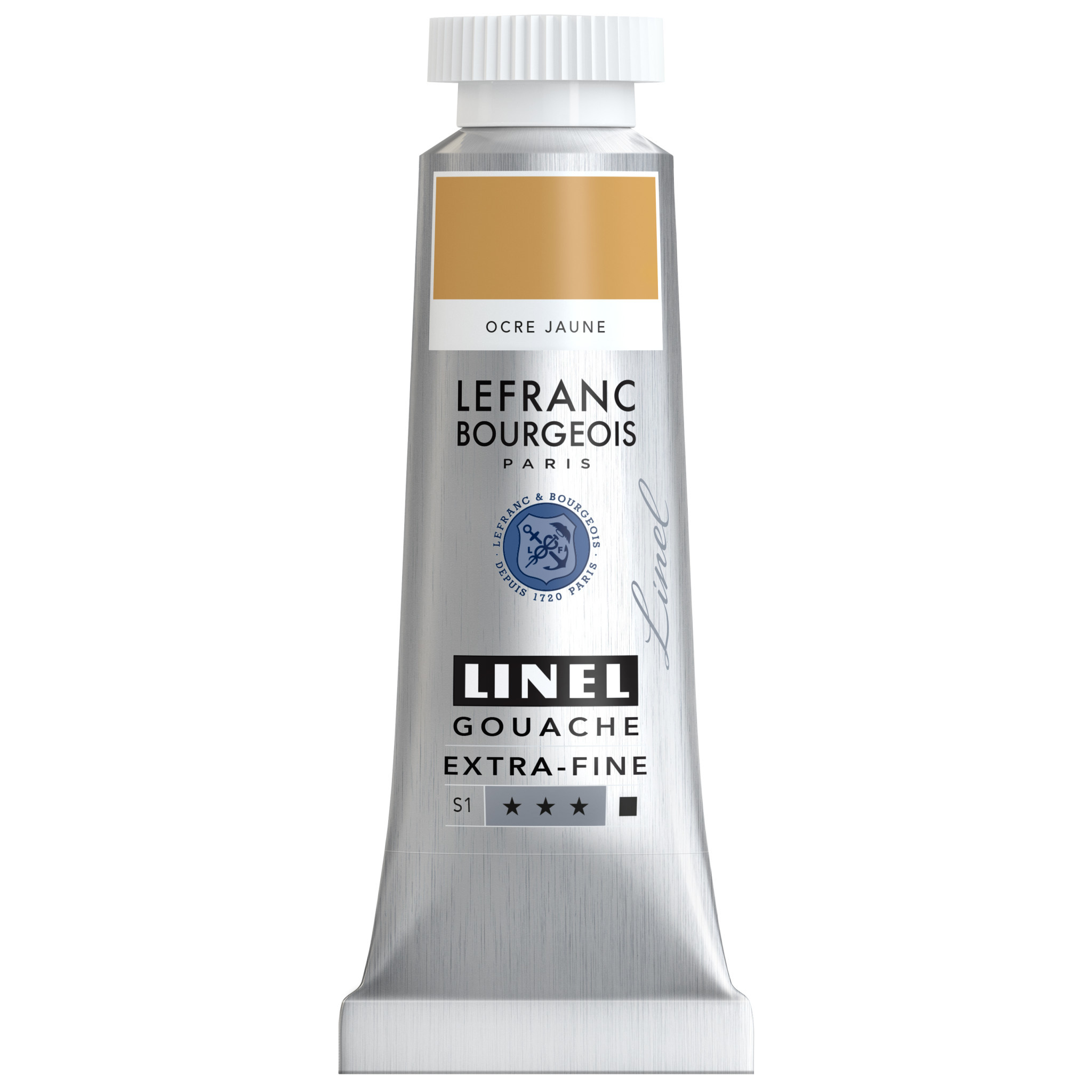 LEFRANC BOURGEOIS Linel gouache extra-fine tube 14ml Ocre jaune