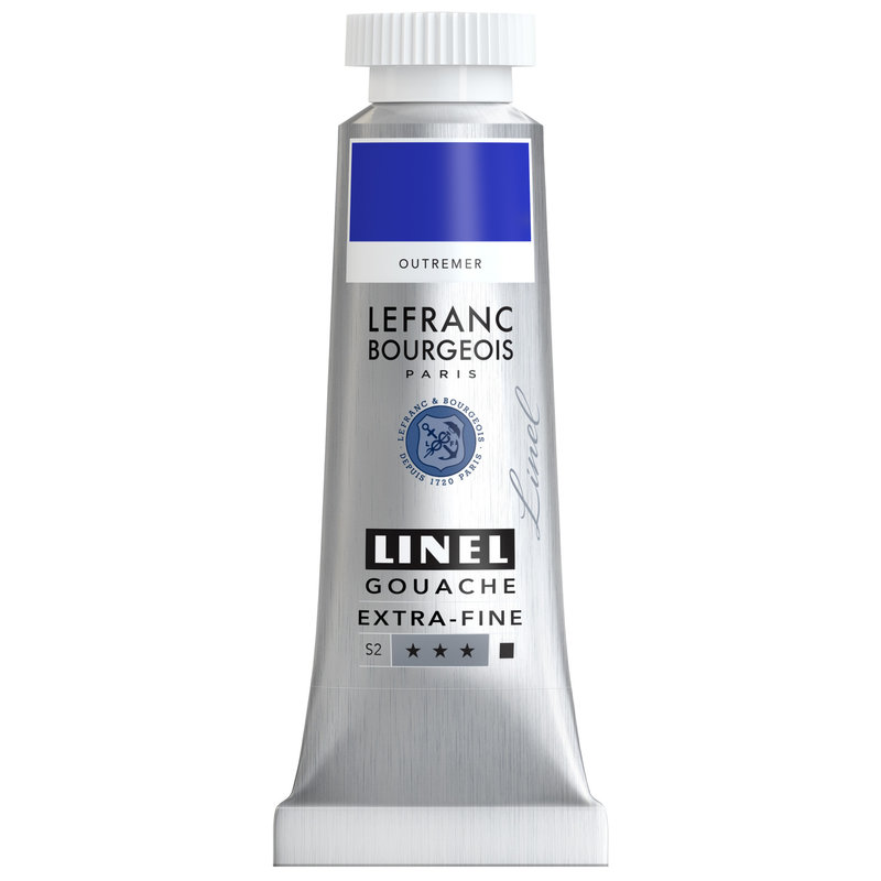 LEFRANC BOURGEOIS Linel gouache extra-fine tube 14ml Outremer