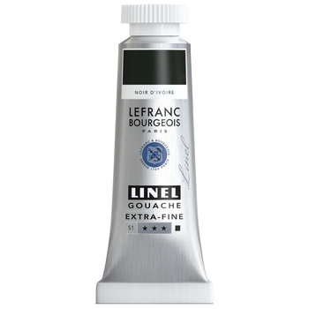 LEFRANC BOURGEOIS Linel gouache extra-fine tube 14ml Noir d'ivoire