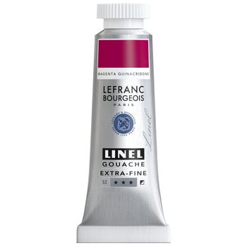 LEFRANC BOURGEOIS Linel gouache extra-fine tube 14ml Magenta quinacridone