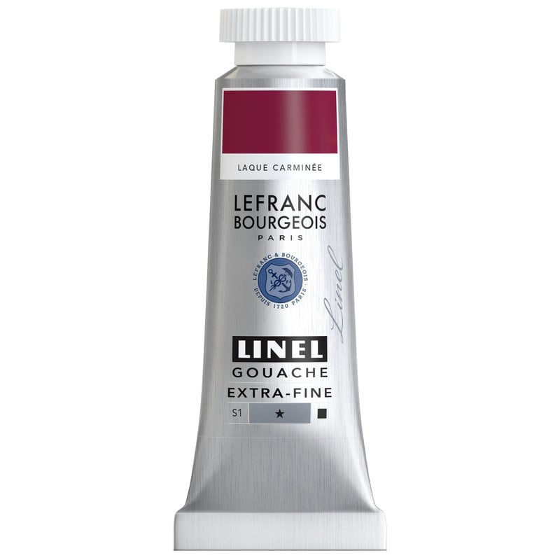 LEFRANC BOURGEOIS Linel gouache extra-fine tube 14ml Laque carminée