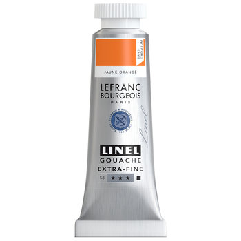 LEFRANC BOURGEOIS Linel Gouache Extra-Fine 14Ml Tbe Jaune Orange Sans Cad