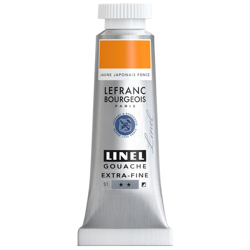 LEFRANC BOURGEOIS Linel Extra-Fine Gouache 14Ml Tbe Dark Japanese Yellow