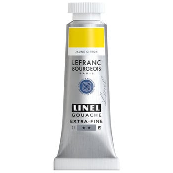 LEFRANC BOURGEOIS Linel gouache extra-fine tube 14ml Jaune citron