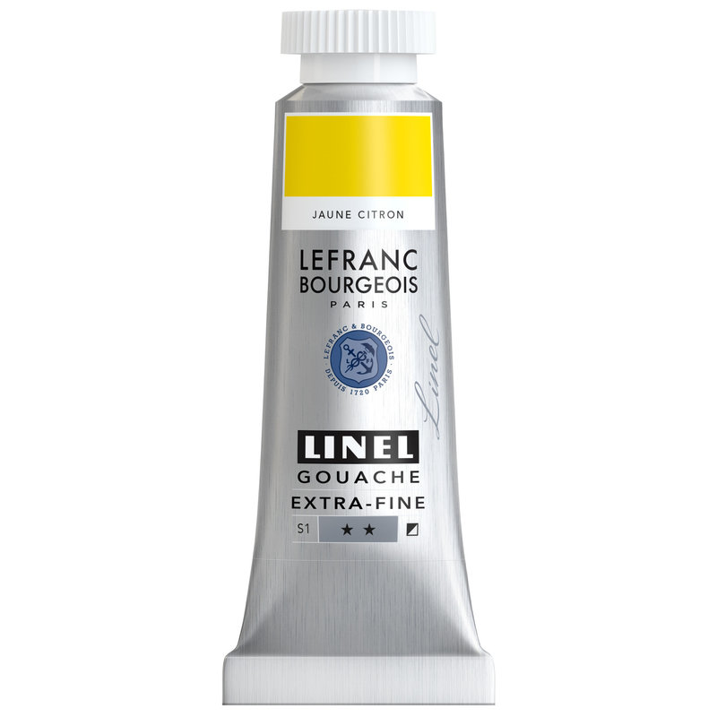 LEFRANC BOURGEOIS Linel Gouache Extra-Fine 14Ml Tbe Lemon Yellow