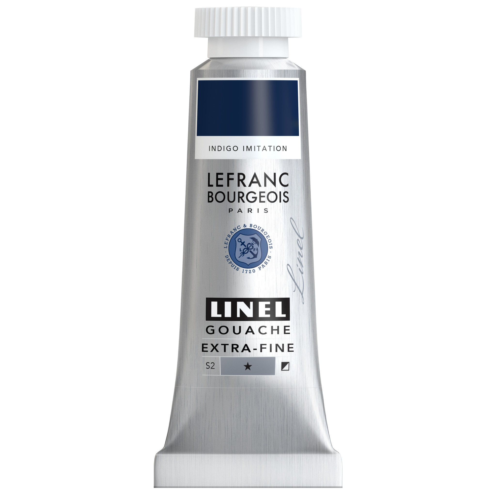 LEFRANC BOURGEOIS Linel gouache extra-fine tube 14ml Indigo imitation