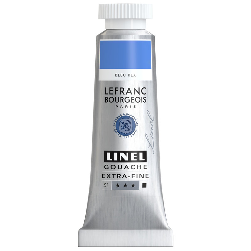 LEFRANC BOURGEOIS Linel gouache extra-fine tube 14ml Bleu rex